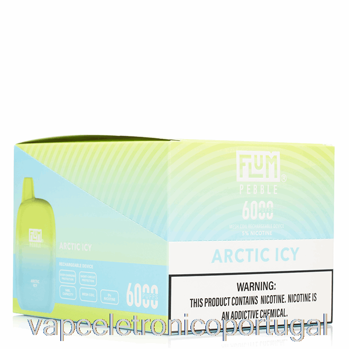 Vape Eletrônico [pacote Com 10] Flum Seixo 6000 Descartável